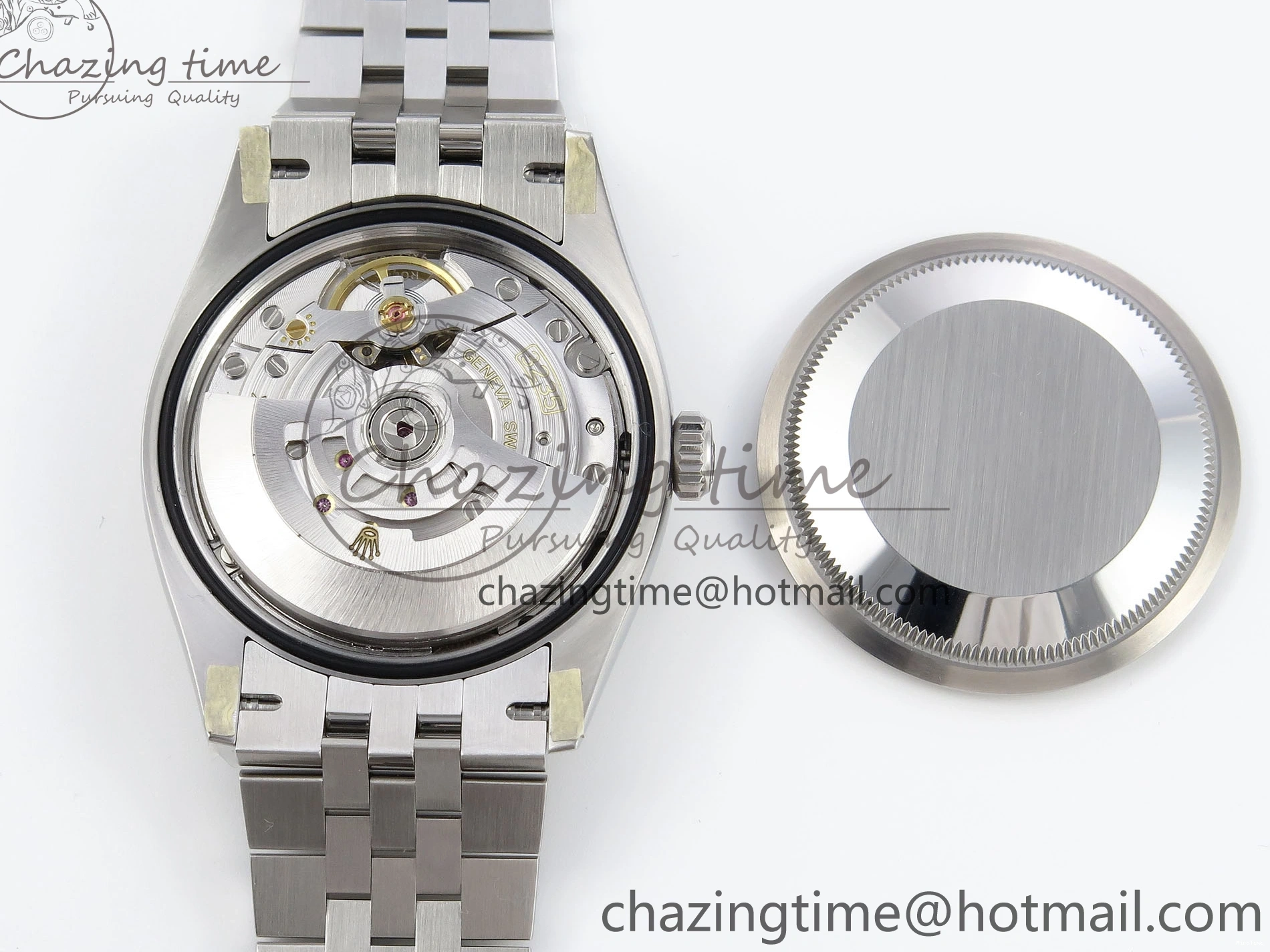 MiroTime 0224 RelaxedFit DateJust 36 126234 Clean 1:1 Best Edition 904L Steel Green Leaf Diamonds Dial on Jubilee Bracelet VR 1975